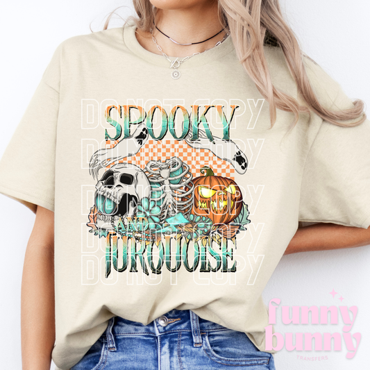 Spooky Turquoise - DTF Transfer