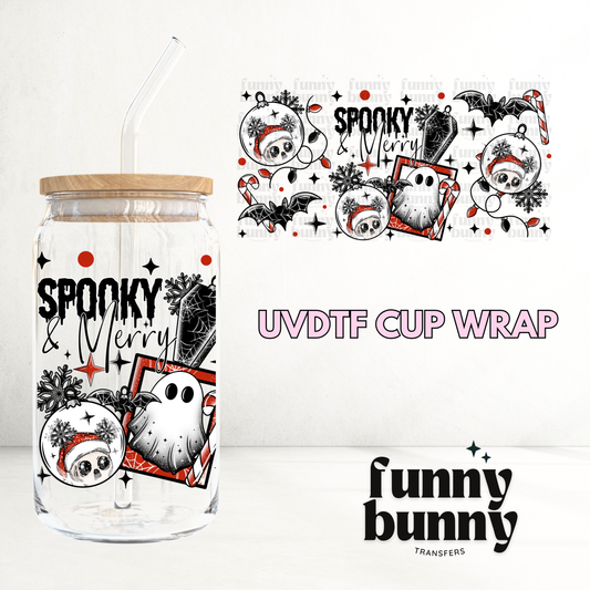 Spooky & Merry - 16oz UVDTF Cup Wrap