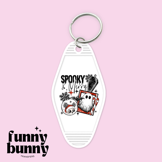 Spooky & Merry - Motel Keychain