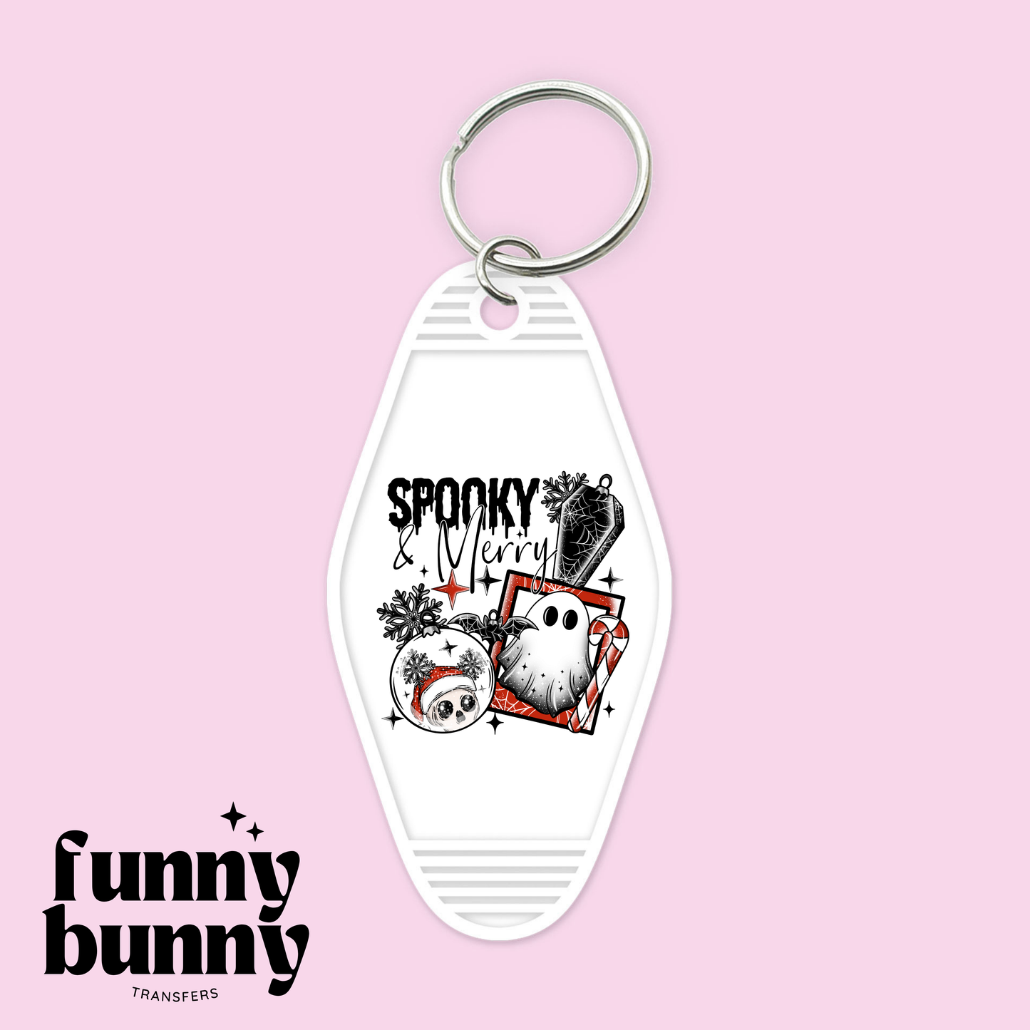 Spooky & Merry - Motel Keychain