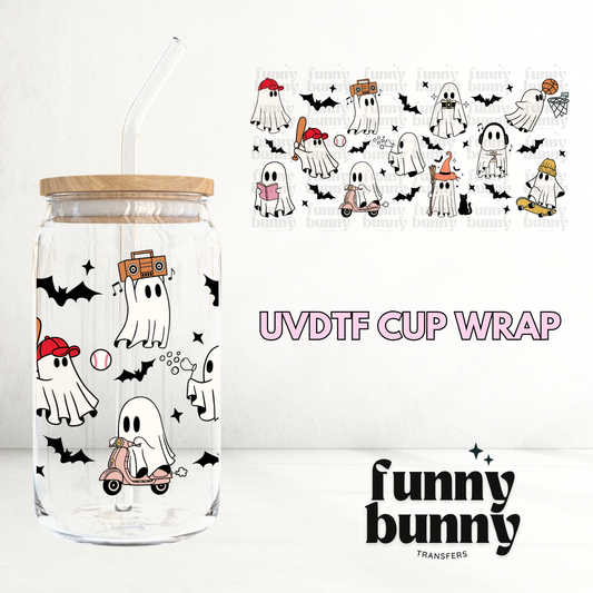 Sporty Ghouls - 16oz UVDTF Cup Wrap