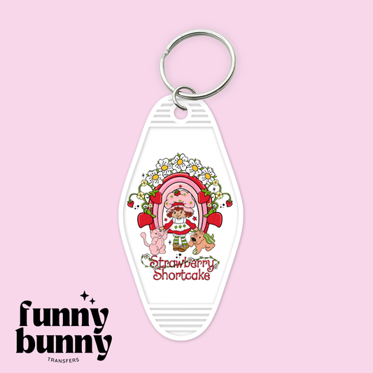 Spring Berry Girl - Motel Keychain