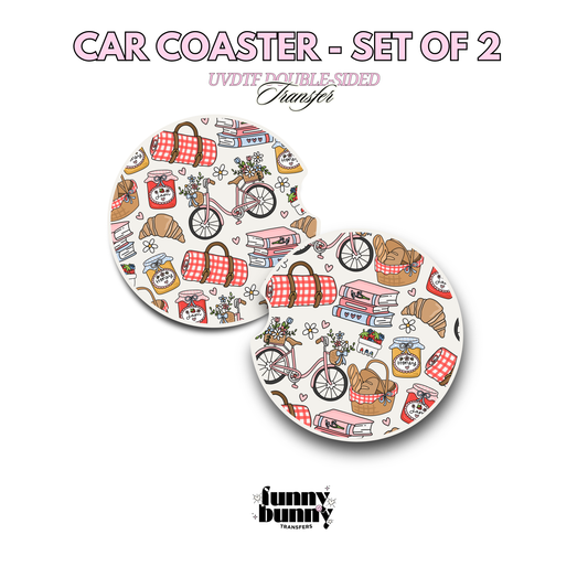 Spring Bike Ride - UVDTF Coaster