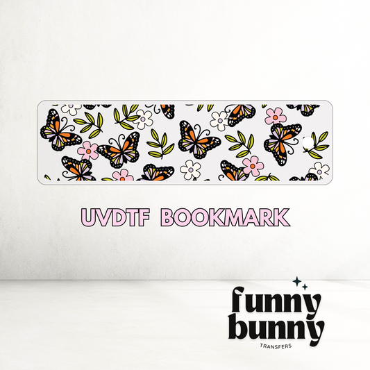 Spring Butterflies - UVDTF Bookmark Decal