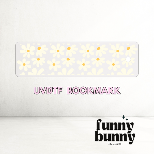 Blooming Daisies - UVDTF Bookmark Decal