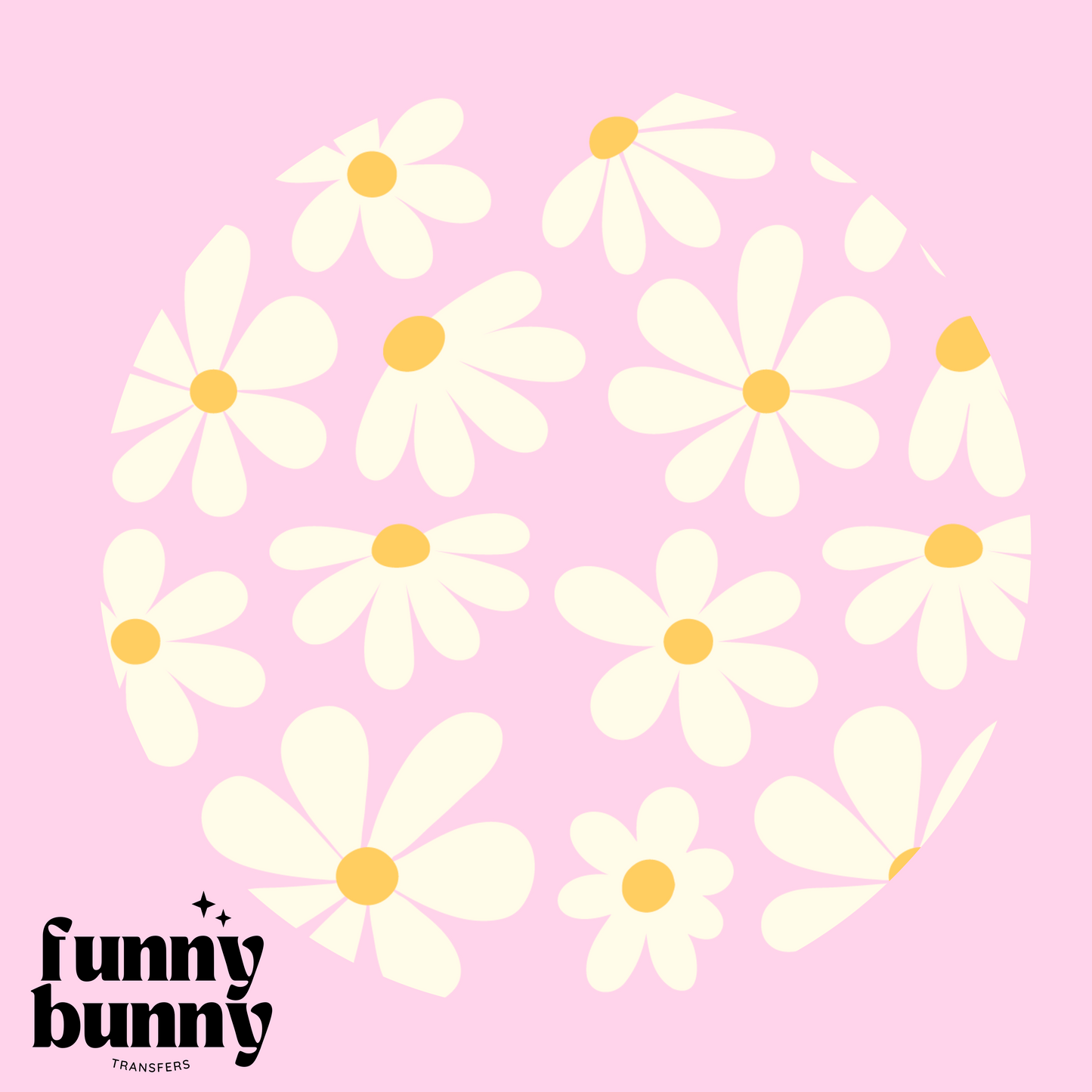Blooming Daisies - UVDTF Lid Decal