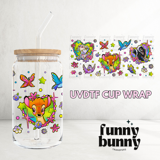 Spring Deer -  16oz UVDTF Cup Wrap