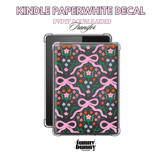 Spring Flower Bows - Kindle Decal