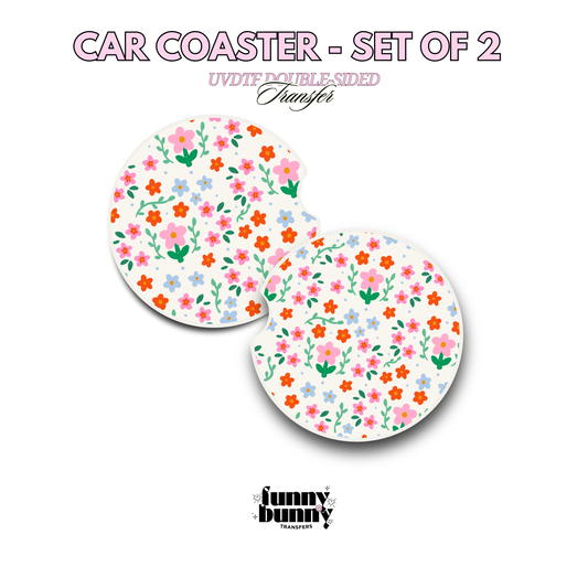 Spring Flowers 2.0 - UVDTF Coaster