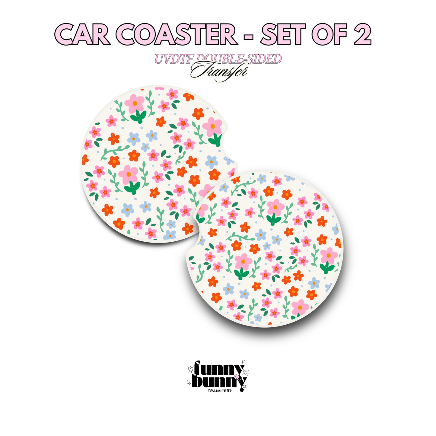 Spring Flowers 2.0 - UVDTF Coaster