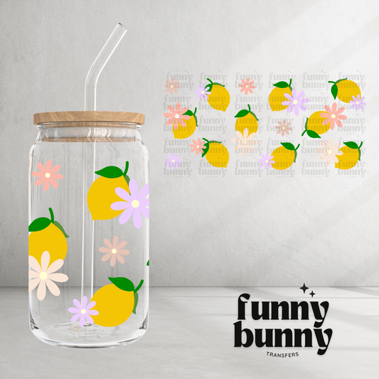 Spring Lemons - 16oz UVDTF Cup Wrap