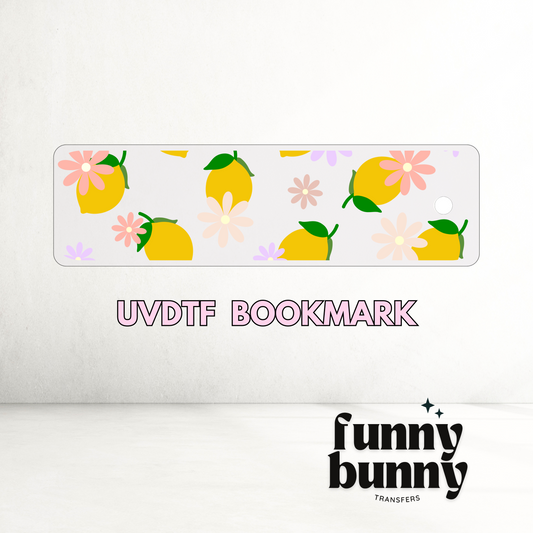 Spring Lemons - UVDTF Bookmark Decal