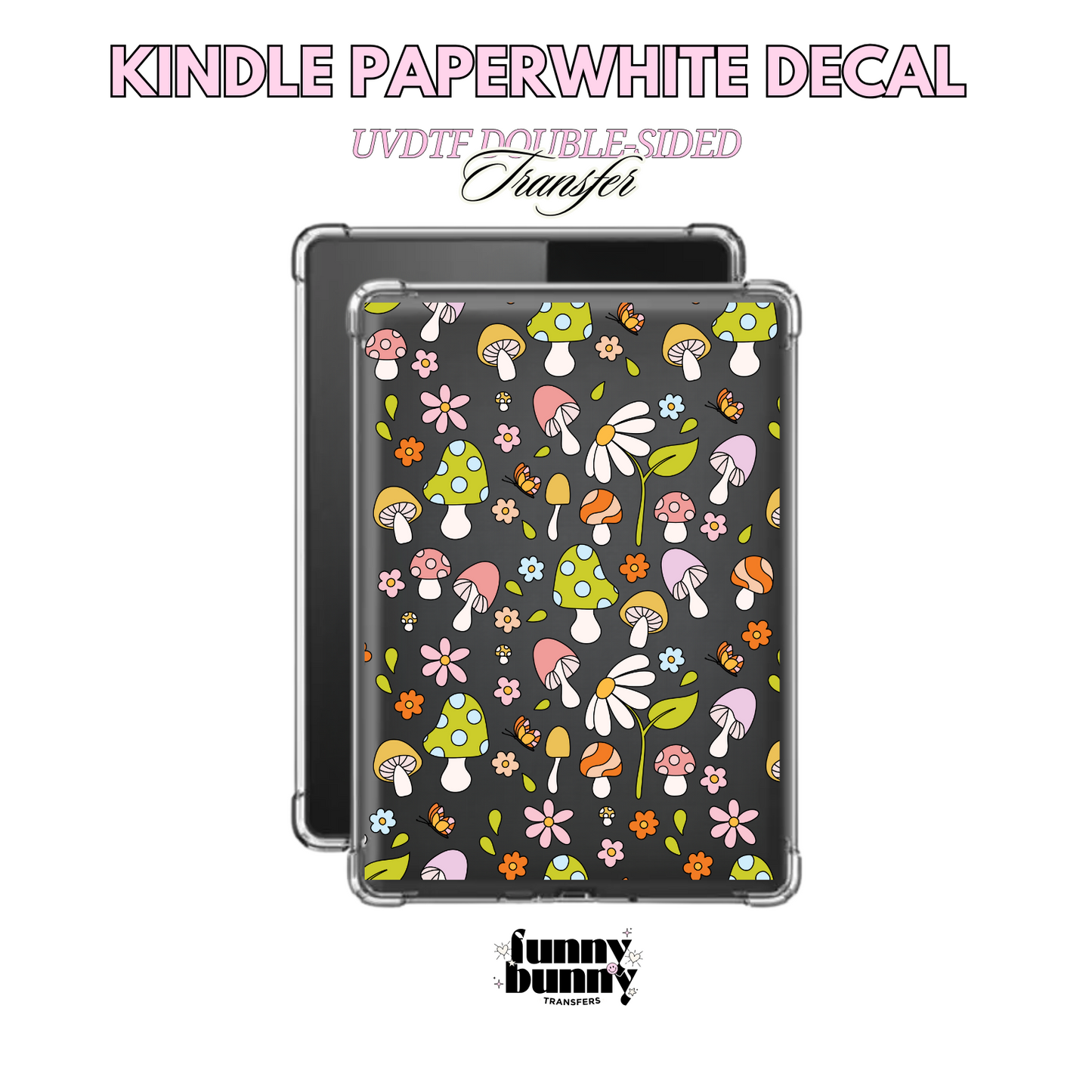 Spring Mushies - Kindle Decal