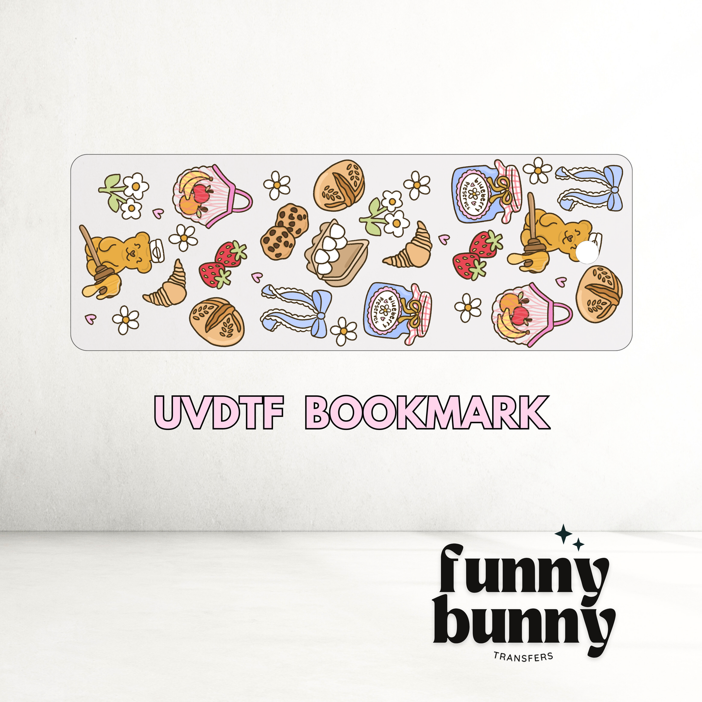 Spring Picnic Essentials - UVDTF Bookmark Decal