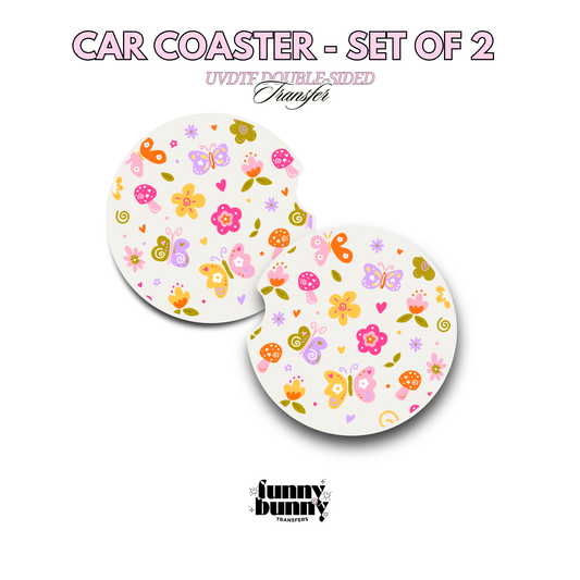 Spring Retro Field - UVDTF Coaster