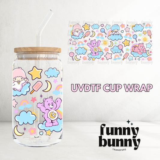 Star Bears -  16oz UVDTF Cup Wrap