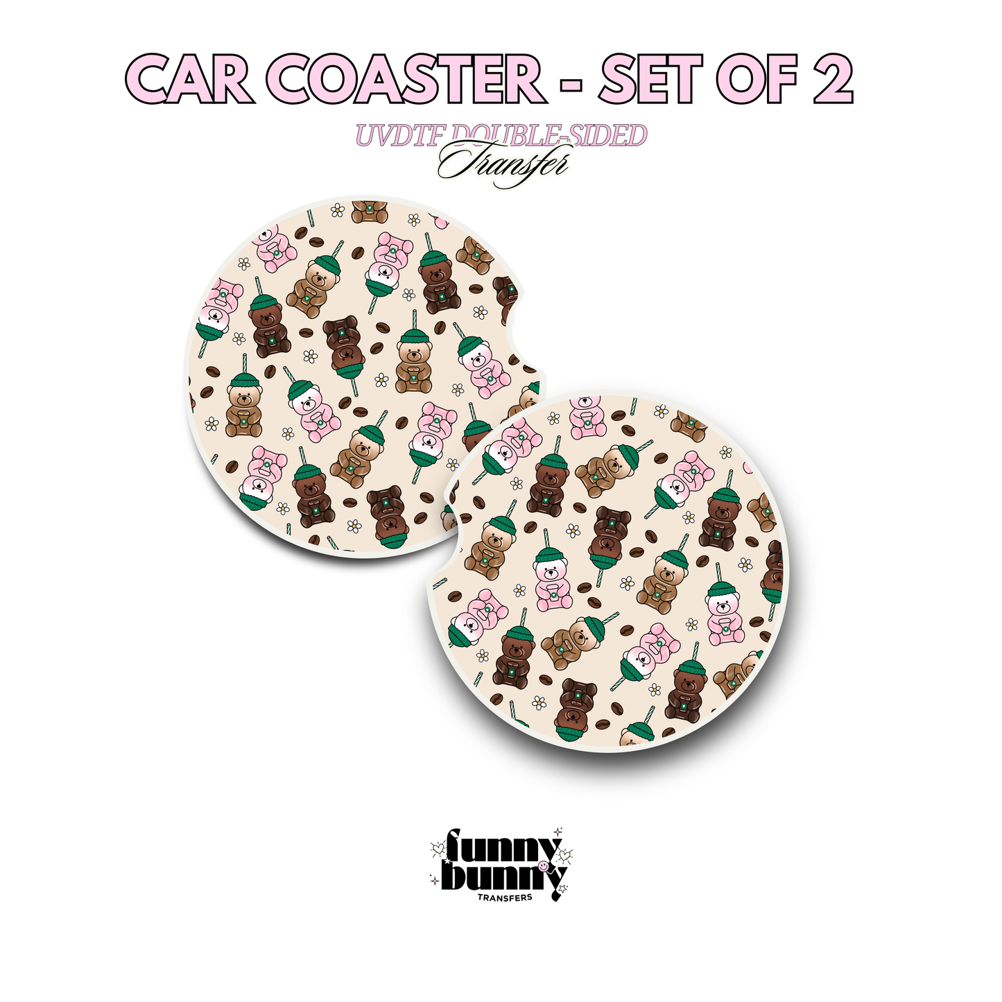 Starbies Bear - UVDTF Coaster