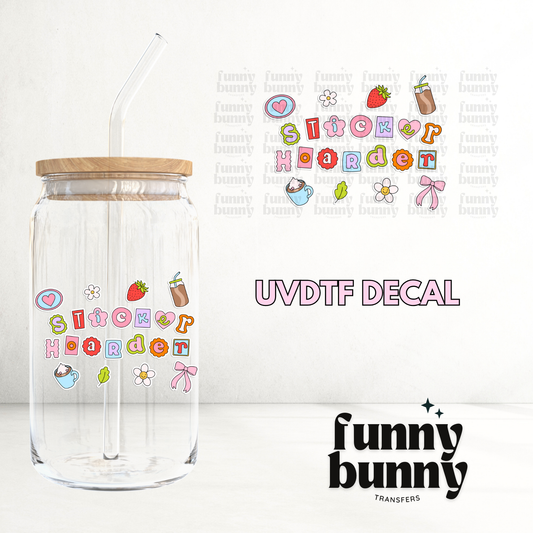 Sticker Hoarder - UVDTF Decal