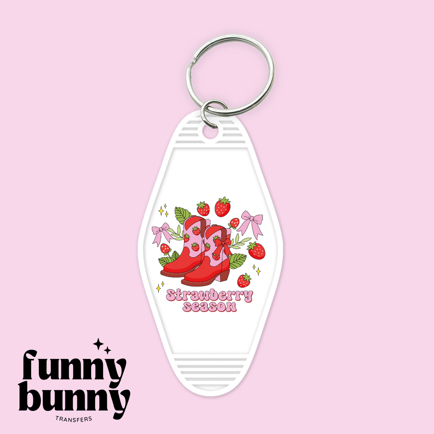 Strawberry Boots - Motel Keychain