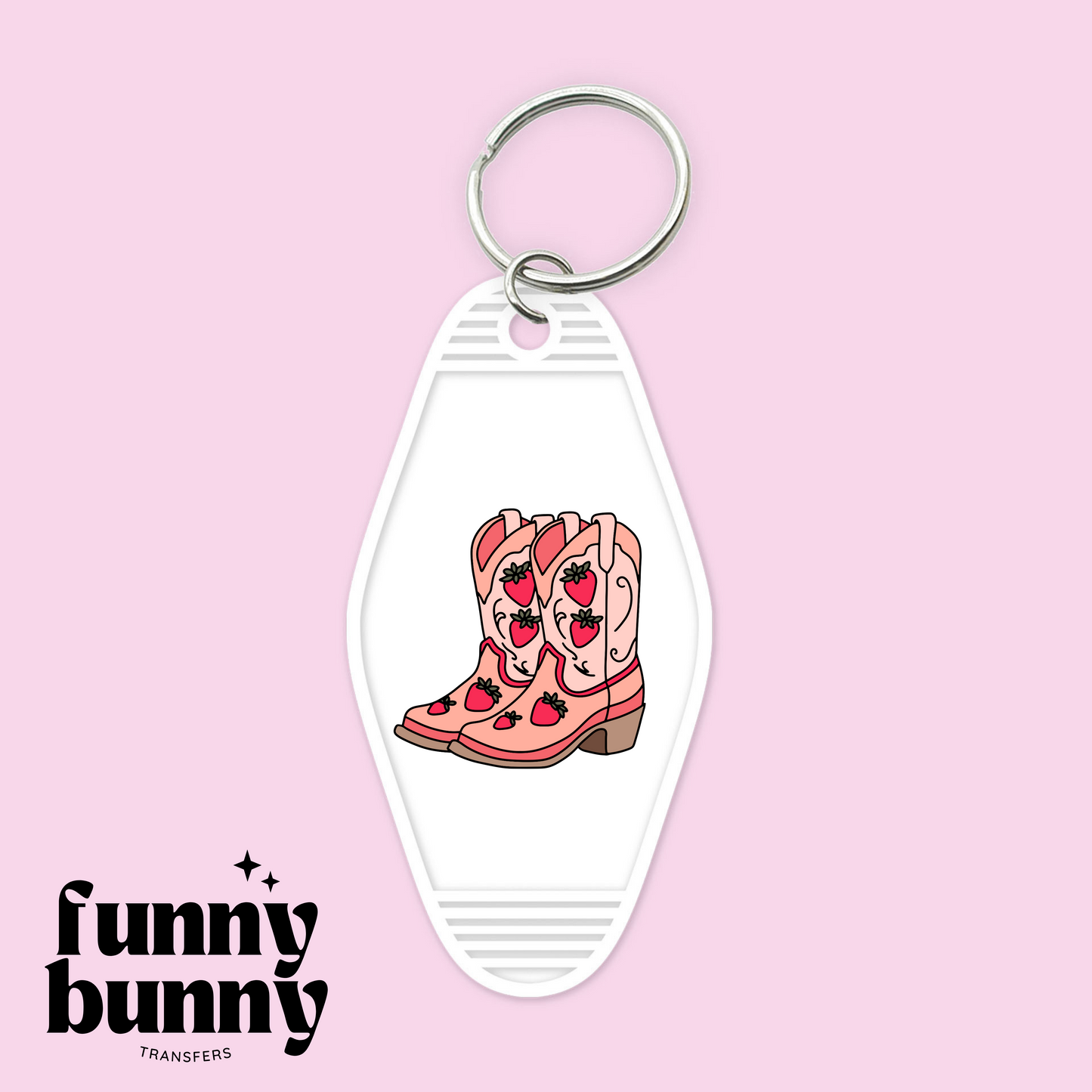 Strawberry Cowgirl Boots - Motel Keychain