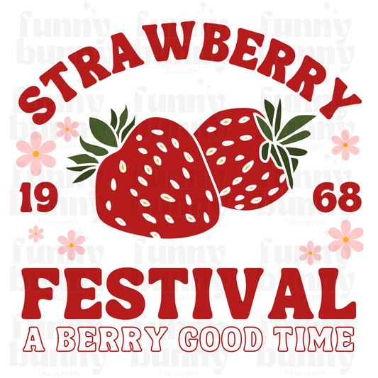 Strawberry Festival - Sublimation Transfer