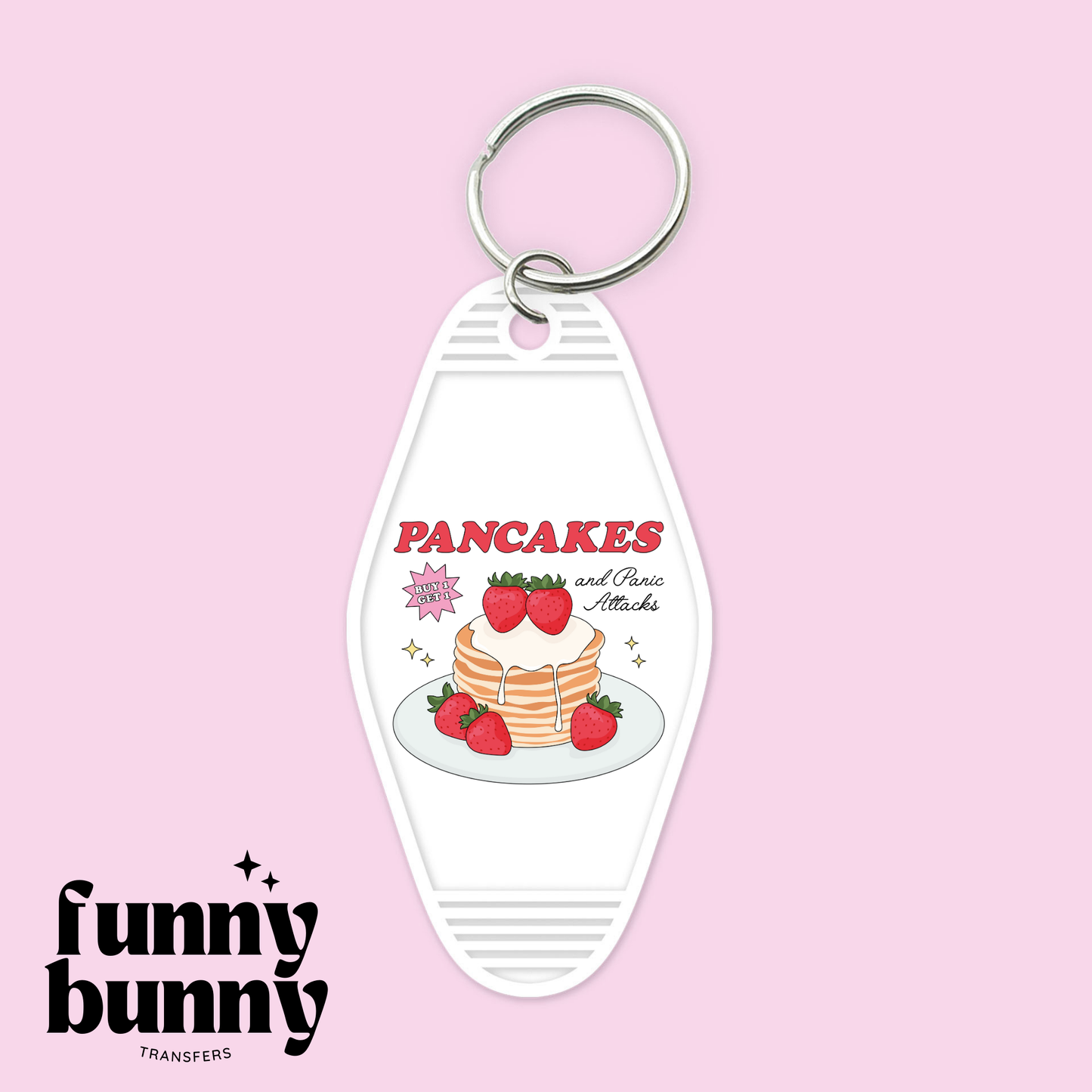 Strawberry Pancake - Motel Keychain