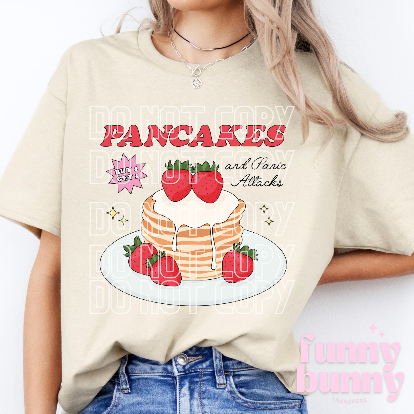 Strawberry Pancakes - DTF Transfer