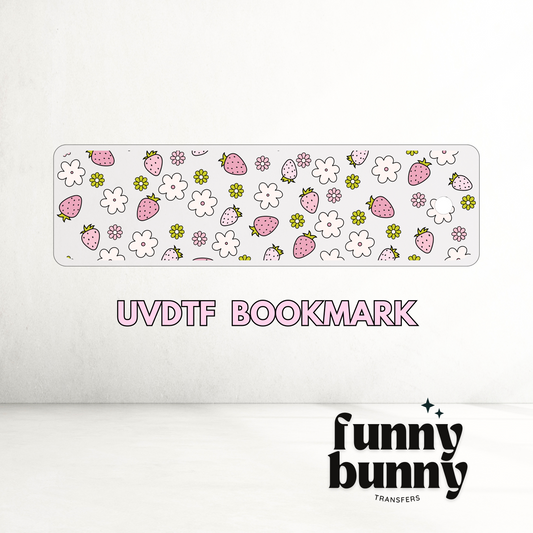 Strawberry Picnic - UVDTF Bookmark Decal