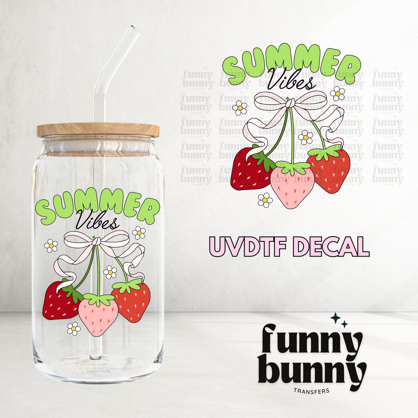 Summer Berries Vibes - UVDTF Decal