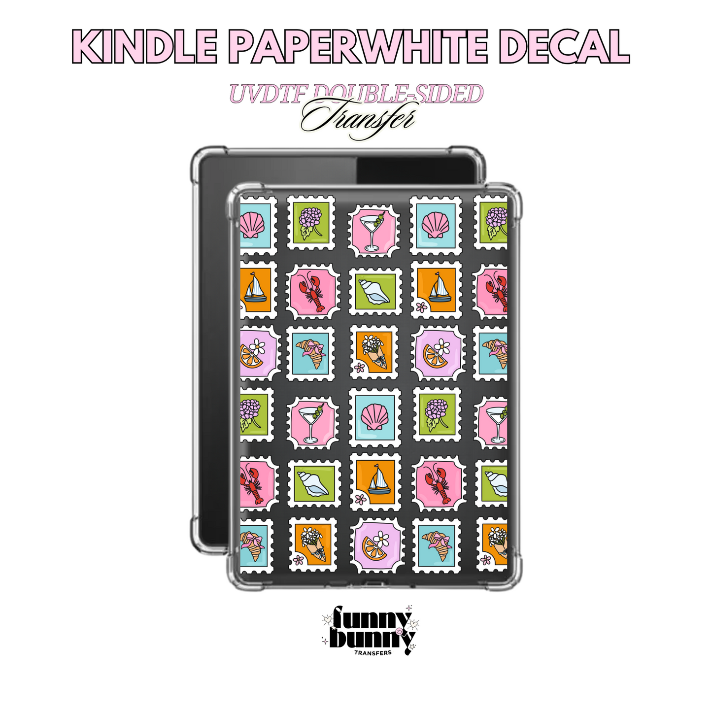 Summer Stamps - Kindle Decal