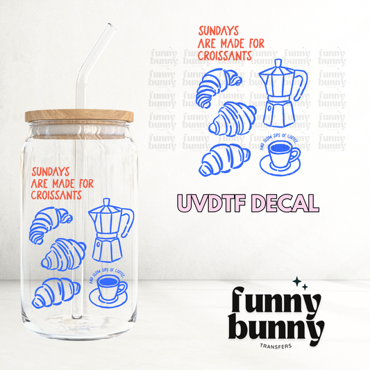 Sunday Croissants - UVDTF Decal