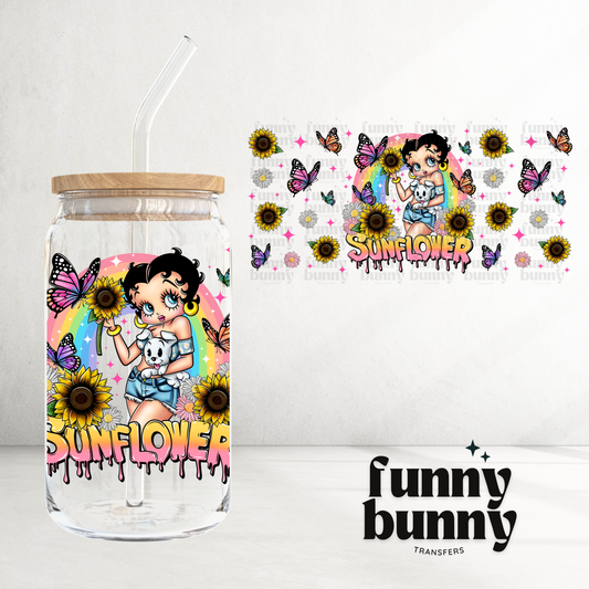 Sunflower - 16oz UVDTF Cup Wrap