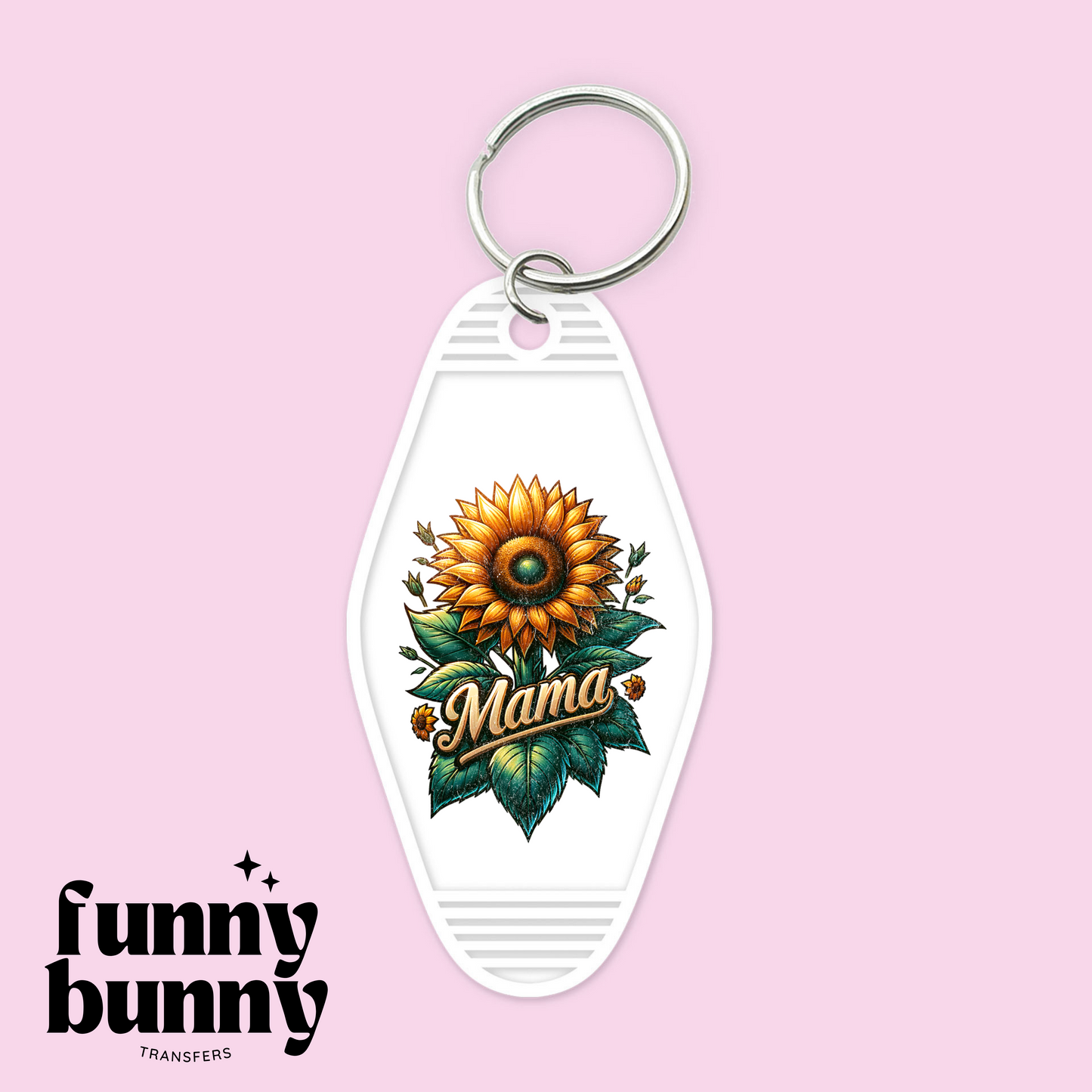 Sunflower Mama - Motel Keychain