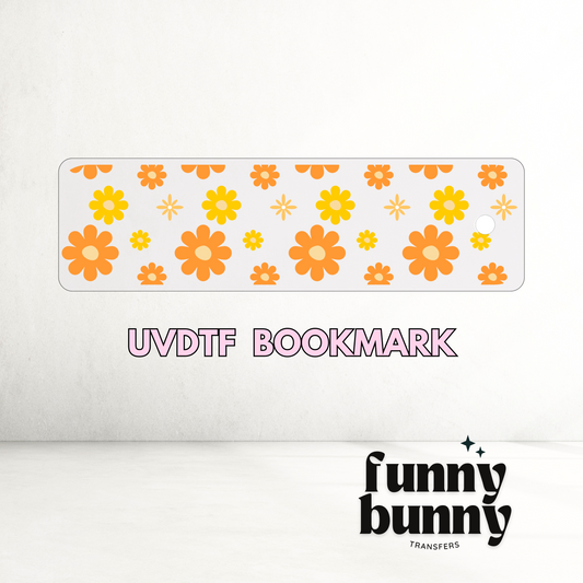 Sunset Daisies - UVDTF Bookmark Decal