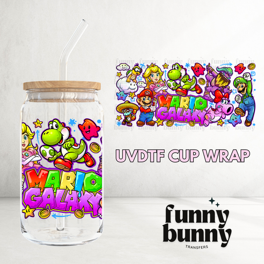 Superstar Galaxy - 16oz UVDTF Cup Wrap