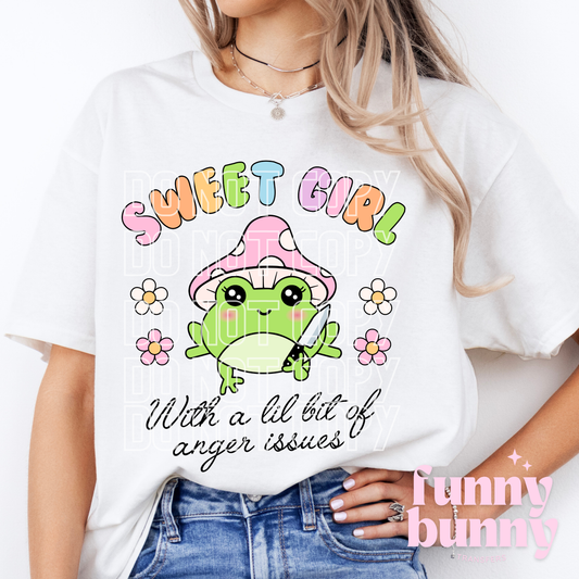 Sweet Girl Froggie - DTF Transfer