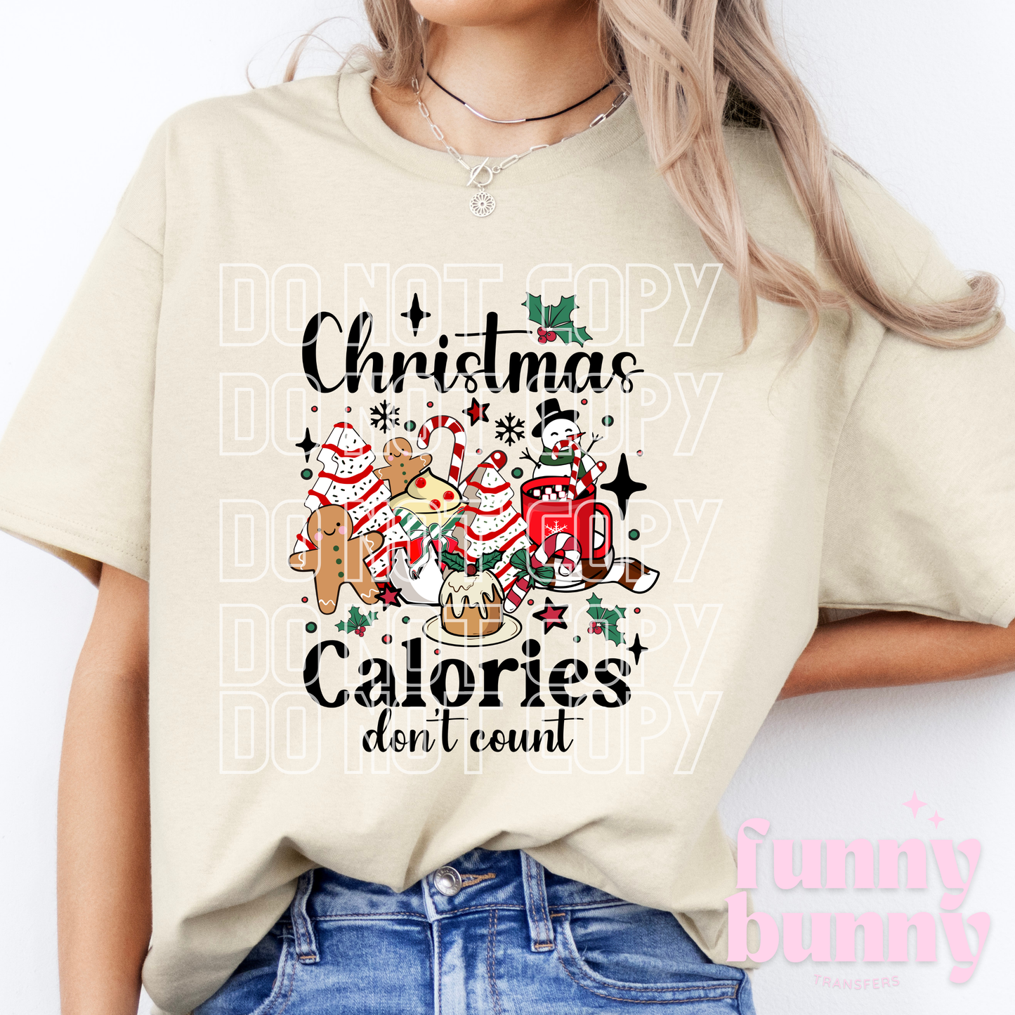 Sweet Xmas Calories - DTF Transfer