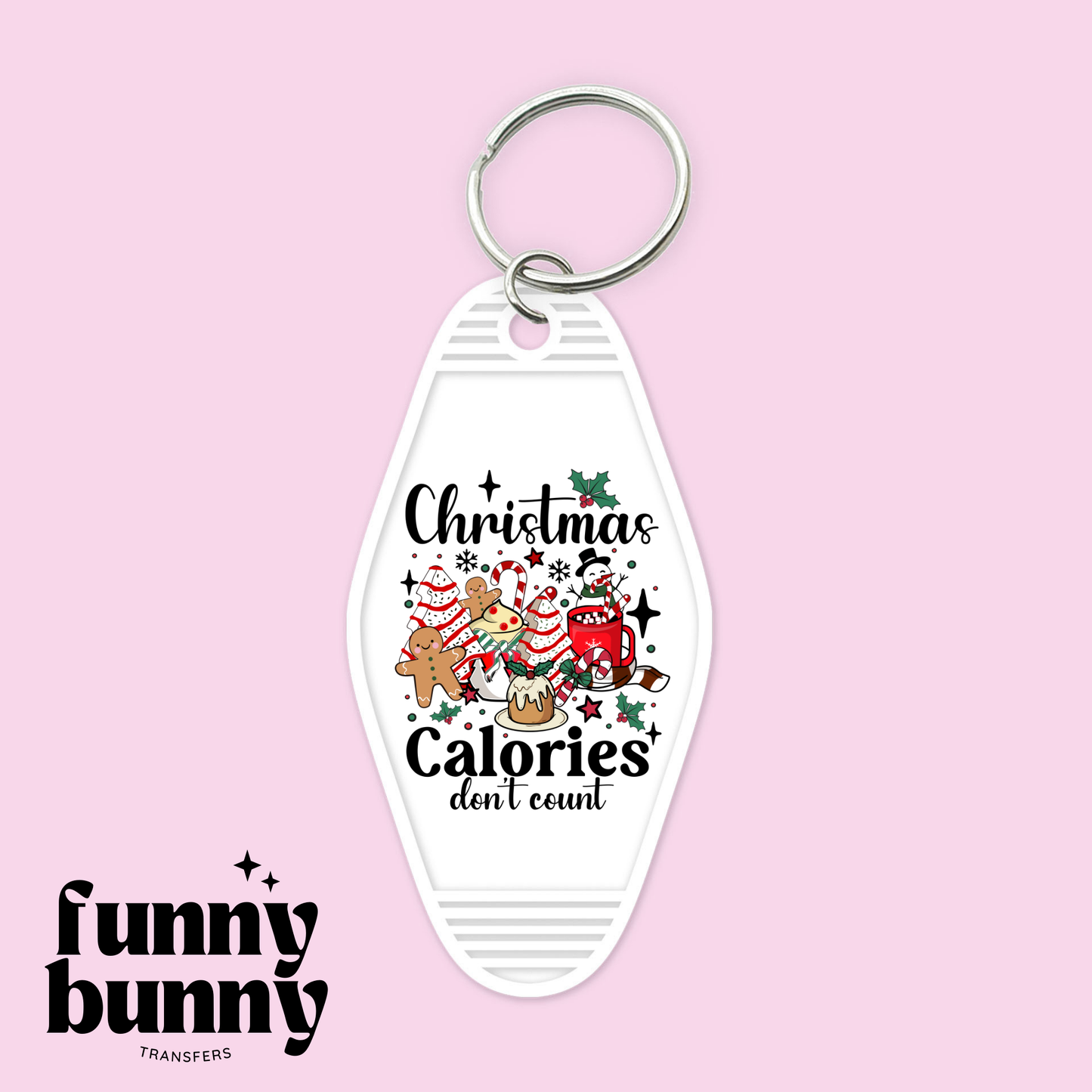 Sweet Xmas Calories - Motel Keychain
