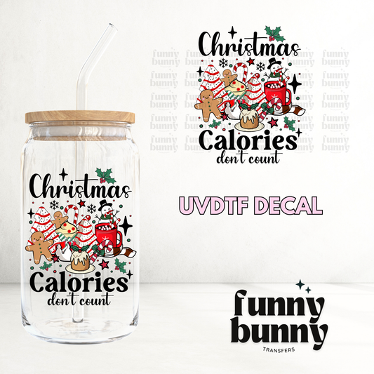 Sweet Xmas Calories - UVDTF Decal