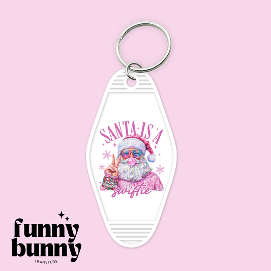 Swiftie Santa - Motel Keychain