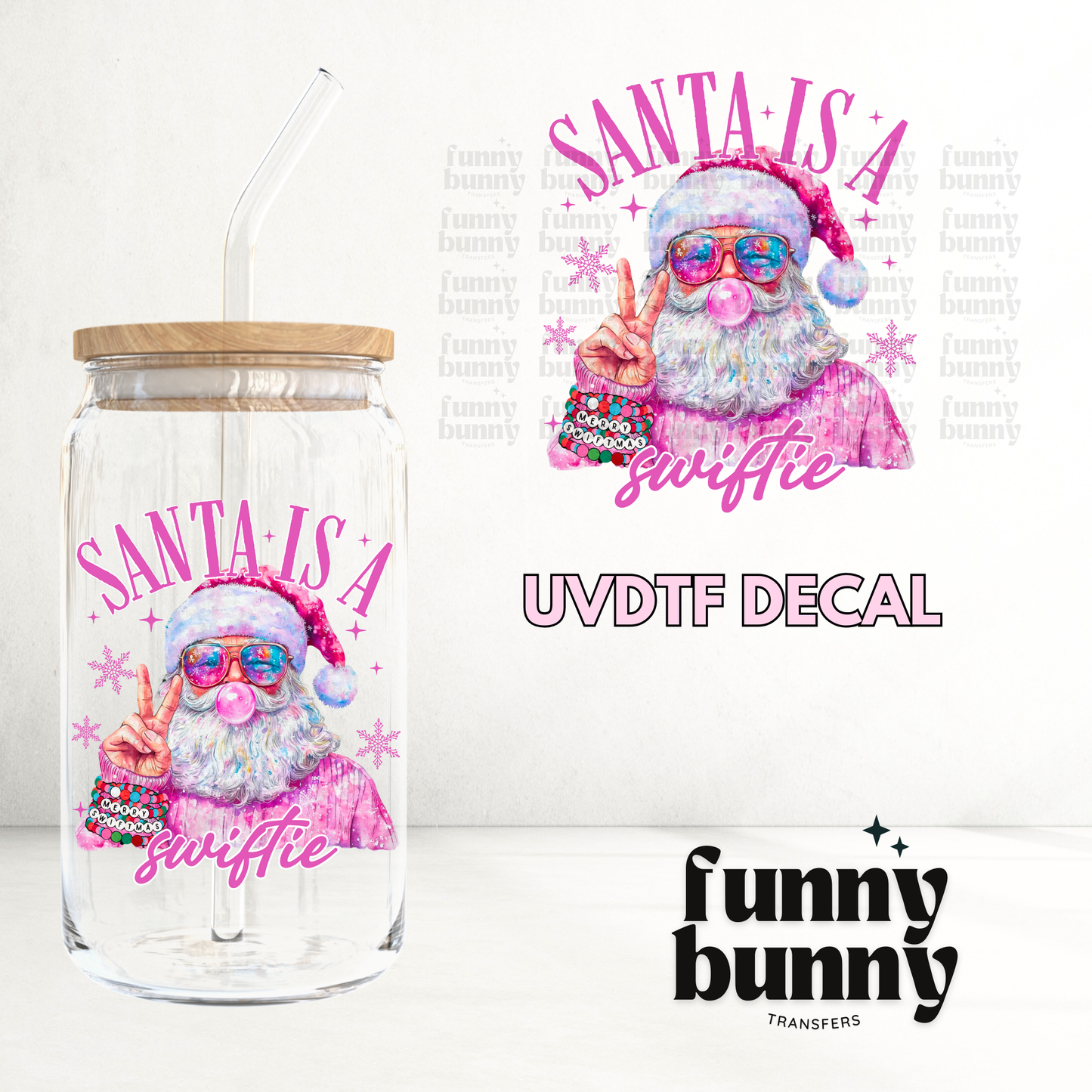 Swiftie Santa - UVDTF Decal