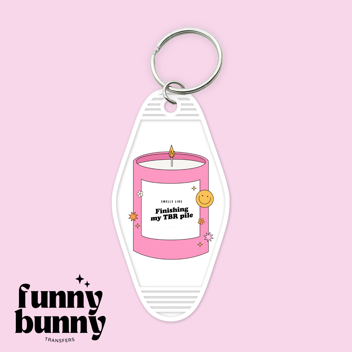 TBR Pile - Motel Keychain