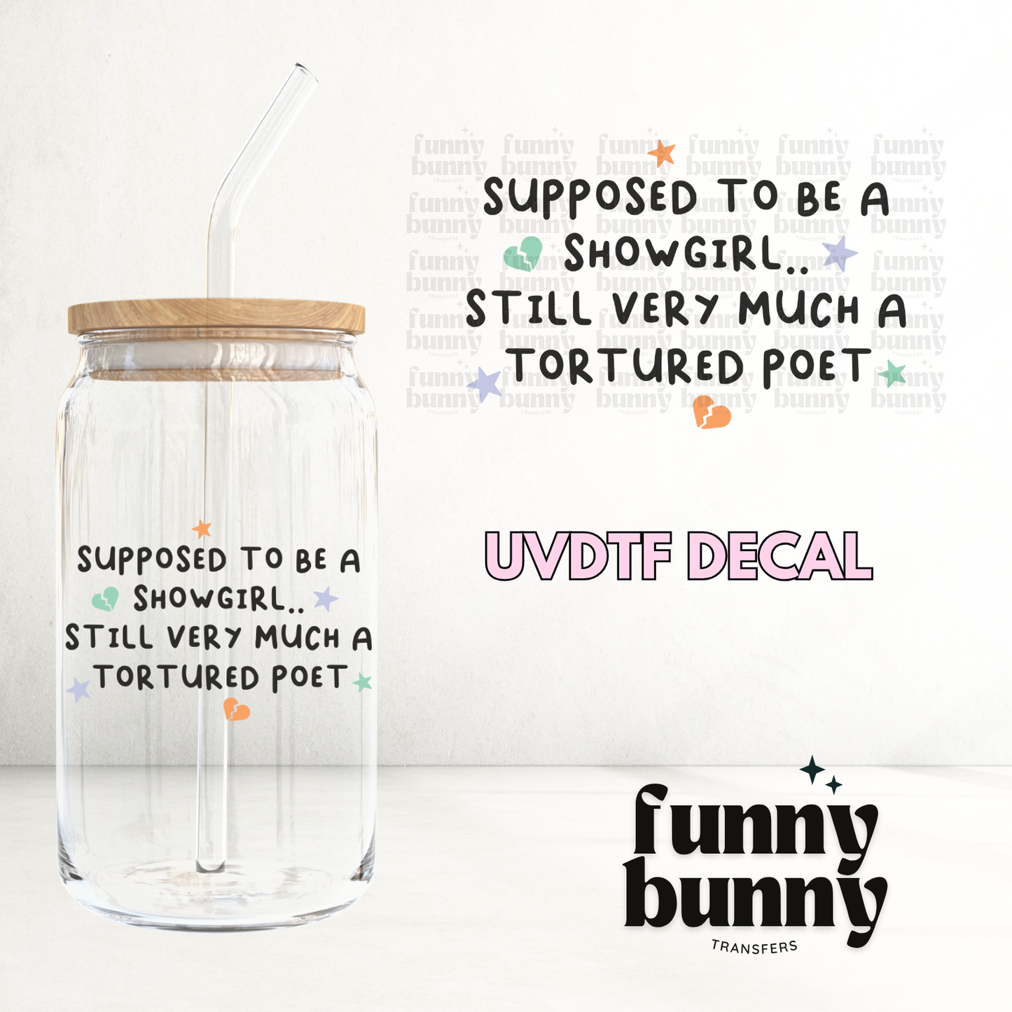 TP Showgirl - UVDTF Decal