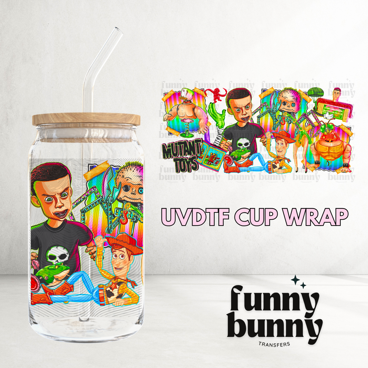 TS Mutant Toys - 16oz UVDTF Cup Wrap