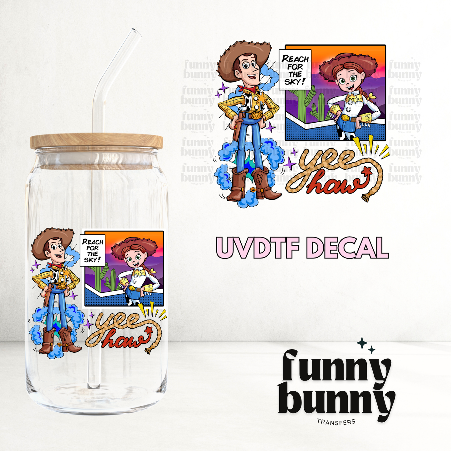 TS Yee Haw - UVDTF Decal