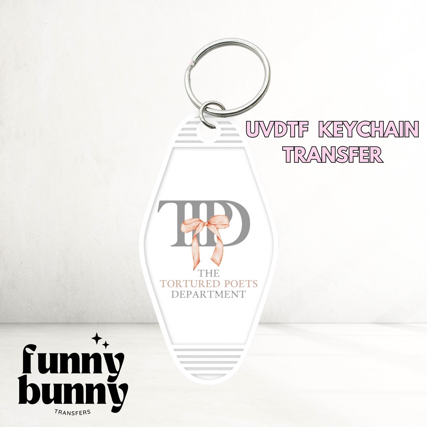 TTPD Grey- Motel Keychain