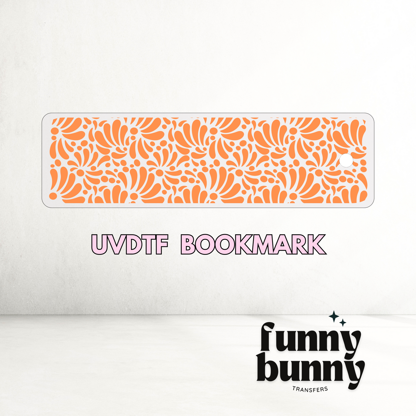 Talavera Apricot  - UVDTF Bookmark Decal