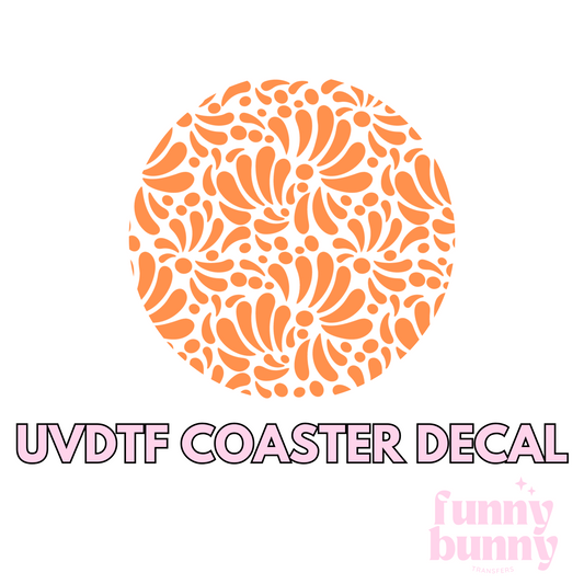 Talavera Apricot - UVDTF Coaster