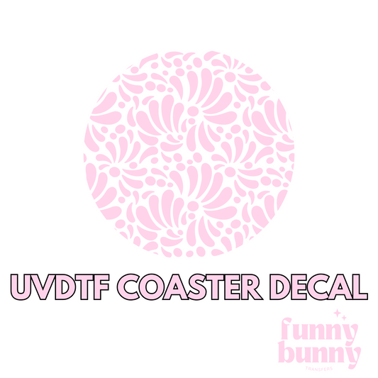 Talavera Blush - UVDTF Coaster
