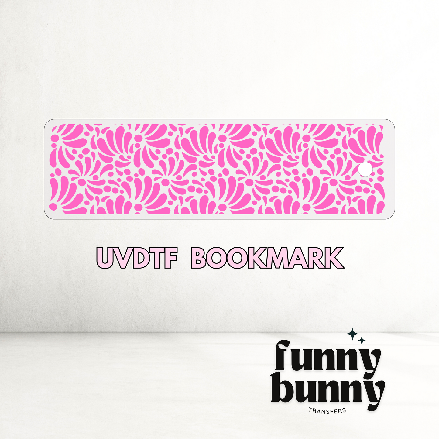 Talavera Hot Pink - UVDTF Bookmark Decal